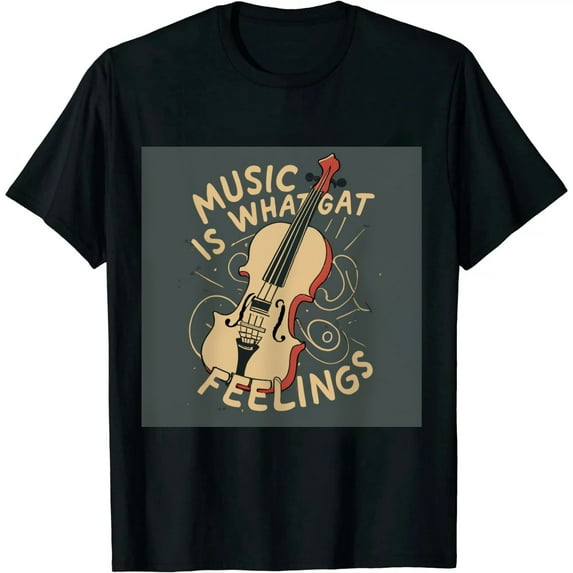 MAXPRESS Music Is What Feelings Sound Like Cello Violoncello T-Shirt