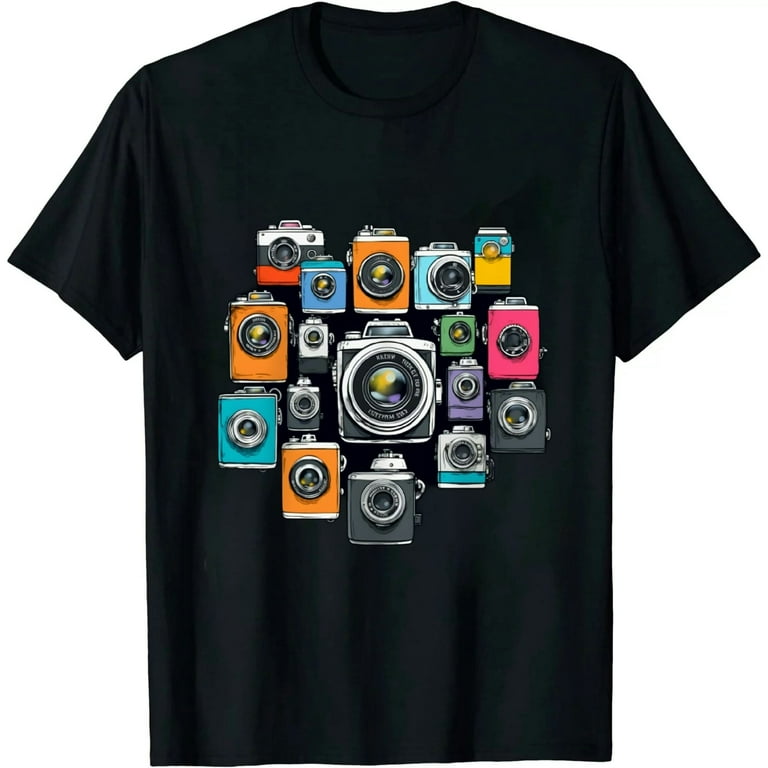 Photographer T-Shirt Camera Photography Retro Journalist Tee Photographer T-Shirt Camera Photography Retro Journalist Tee