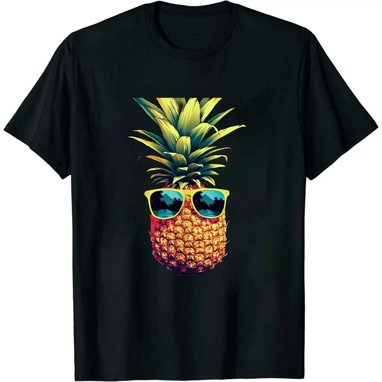Pineapple Aloha Sunglasses Hawaiian T-Shirt Pineapple Aloha Sunglasses Hawaiian T-Shirt