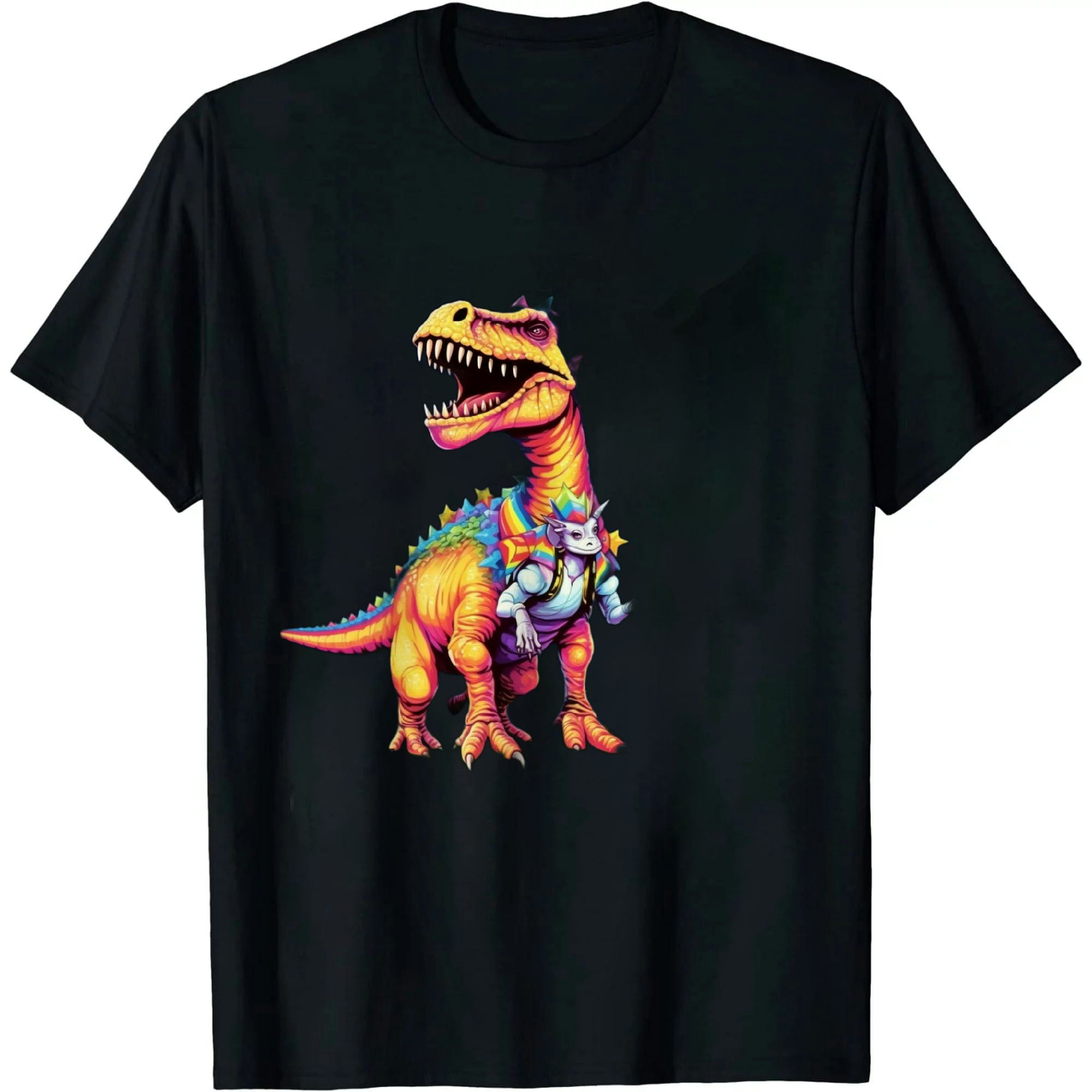 MAXPRESS Unicorn Riding T rex, Dinosaur Boys Girls Kids Gift Men T ...