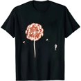 thumbnail image 1 of MAXPRESS Women's Dandelion Print T Shirts Cute Graphic Tees Short Sleeve Summer Cotton Tee Tops, 1 of 3