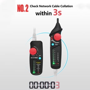 MAXRIENY Line Finder,Network Cable Wire And Dual Mode Ethernet Lan Analyzer Rj11 Ethernet Lan Analyzer Line Wire Line Siuke Fwt82 Mode Network Cable Wire Toner Rj45 Lan Analyzer Line Toner Rj45 Rj11