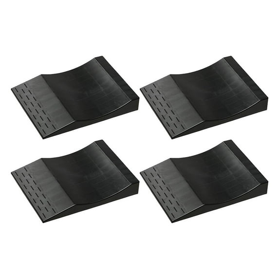 MAXSA 37353 Park Right Tire Saver Ramps for Vehicle Storage, Black (Set of 4)