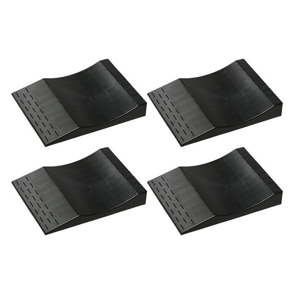 MAXSA 37353 Park Right Tire Saver Ramps for Vehicle Storage, Black (Set of 4)