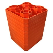 MAXSA Innovations RV Leveling Pad, 10-Piece Set, Orange, 39345