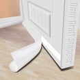 thumbnail image 1 of MAXTID Door Draft Stoppers 36 Inch Under Door Noise Blocker Sound Proof Draft Guard for Bottom of Doors Seal Gap Reduce Cold Air, Dust, Smoke, Wind/Breeze Underdoorseal Soundproof White Door, 1 of 8