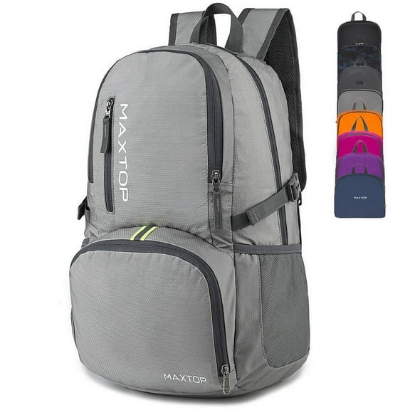 MAXTOP Water Resistant Foldable Outdoor Travel Daypack Lightweight Packable Backpack for Hiking Traveling Camping