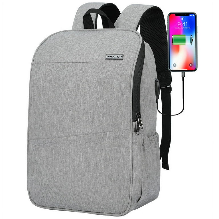 backpack fits 16 inch laptop MAXTOP Laptop Backpack with USB Charging Port Water Resistant College  School Bag Computer Bookbag Fits 16 Inch Laptop
