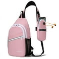 thumbnail image 1 of MAXTOP Multipurpose Travel Hiking Chest Bag Daypack Crossbody Sling Bag Backpack with Detachable Phone Bag for Women Men, 1 of 1
