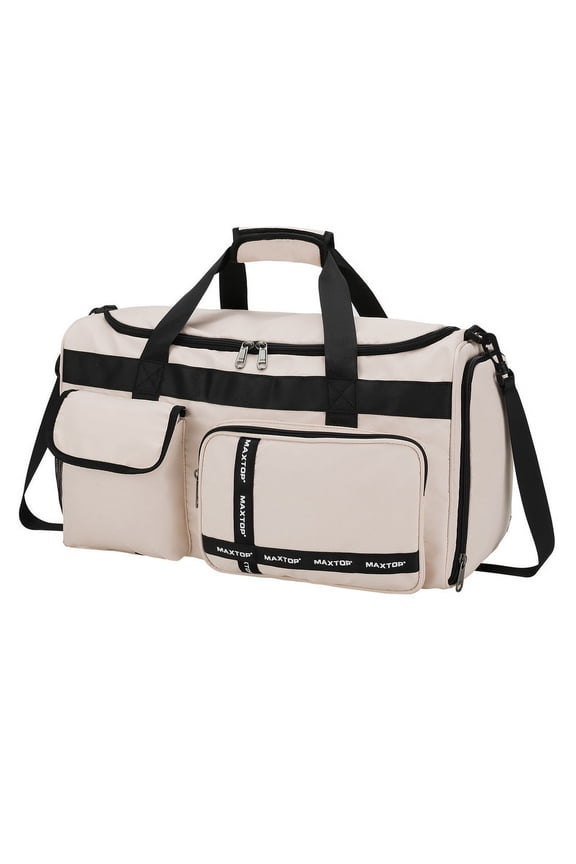 Weekender Overnight Bag Large Capacity Duffel Bag With Shoe Compartment Travel Duffle Bag for Women Carry On Tote,Gym Tote Bag with Dry and Wet Separation