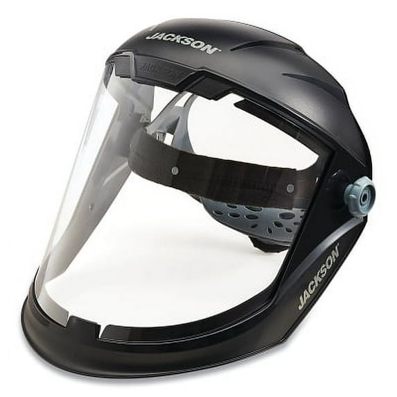 MAXVIEW Series Premium Face Shields with Headgear, AF/Clear, 9 in H x 13-1/4 in L | Bundle of 2 Each