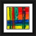 thumbnail image 1 of MAXWELL 15x15 Black Ornate Wood Framed with Double Matting Museum Art Print Titled - Orange dans les pres, 1 of 4