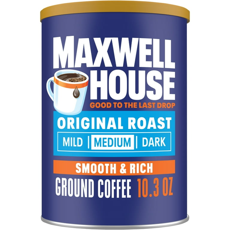 Maxwell House Original Roast Ground Coffee, 10.3 oz Canister 