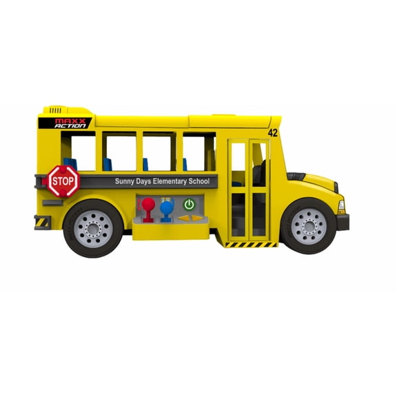 Maxx Action Mega Motorized School Bus