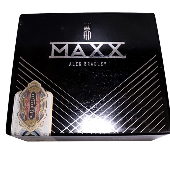MAXX Freak Black Empty Wood Cigar Box 8.5" x 7.5" x 3.25"
