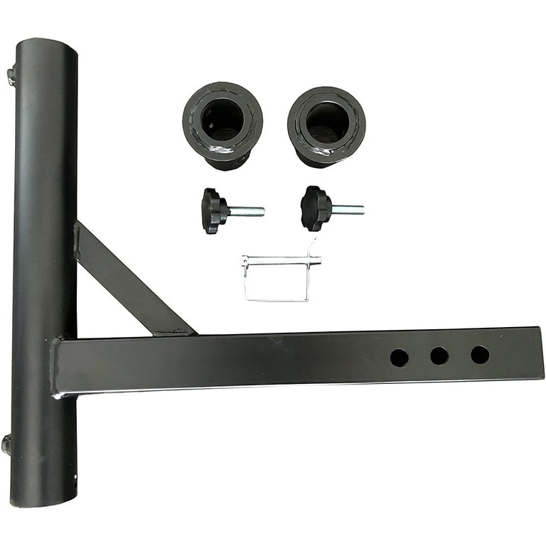 MaxxHaul Hitch Mount Flagpole Holder with 2 Anti-Wobble Screws for 2 in. Receiver MaxxHaul Hitch Mount Flagpole Holder with 2 Anti-Wobble Screws for 2 in. Receiver