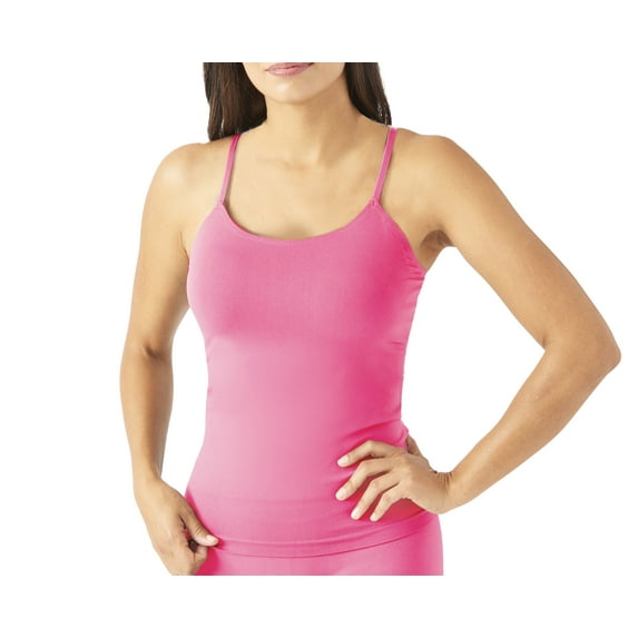 MAXXIM Womens Seamless Workout Cami Tank Top Black X-Large