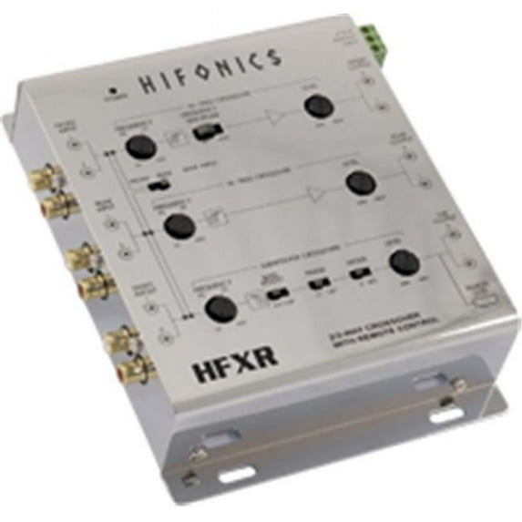 MAXXSONICS USA INC 2-Ch or 4-Ch 2-Way or 3-Way 12/18dB asymmetrical active crossover