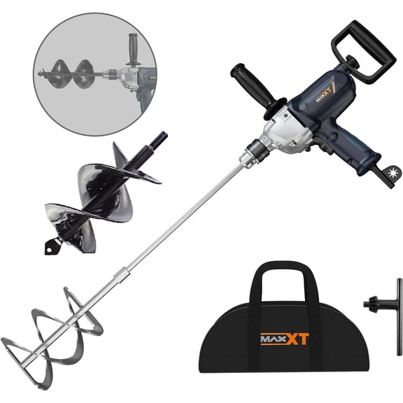MAXXT 9A Handheld Concrete Mixer Drill, Spade Handle, Variable Speed, for Cement, Mortar, Mud, Paint & Fodder (900W)