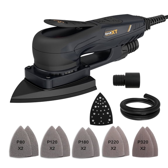 MAXXT R7310 Detail Sander, Compact Electric Mouse Sander with Dust Collection for Woodworking