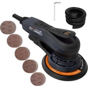 MAXXT Brushless Random Orbital Sander 2.5mm, 350W Variable Speed Corded with 10 Discs