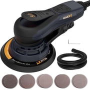 MAXXT Random Orbital Sander Brushless 350W 3A Multi-function Variable Speed with 10 Sanding Paper for Woodworking