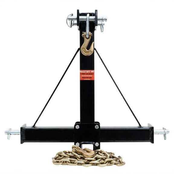 MAXXTUFF Heavy Duty 3-Point Log Skidder Deluxe With Chain and Bonus 2 Receiver Hitch