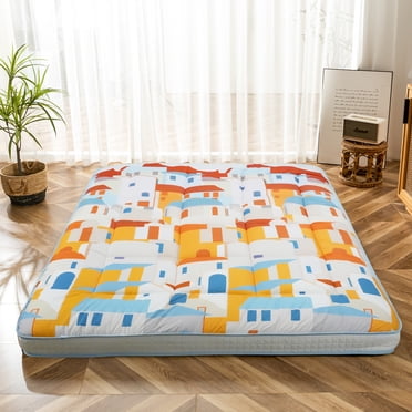 NAIZEA 5 Inch Extra Thick Futon Floor Mattress - Japanese Folding Roll-Up, Multiple Sizes