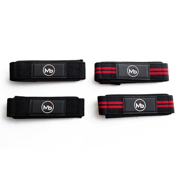 MAXbarbell Essentials Neoprene-Padded Lifting Straps (Pair)