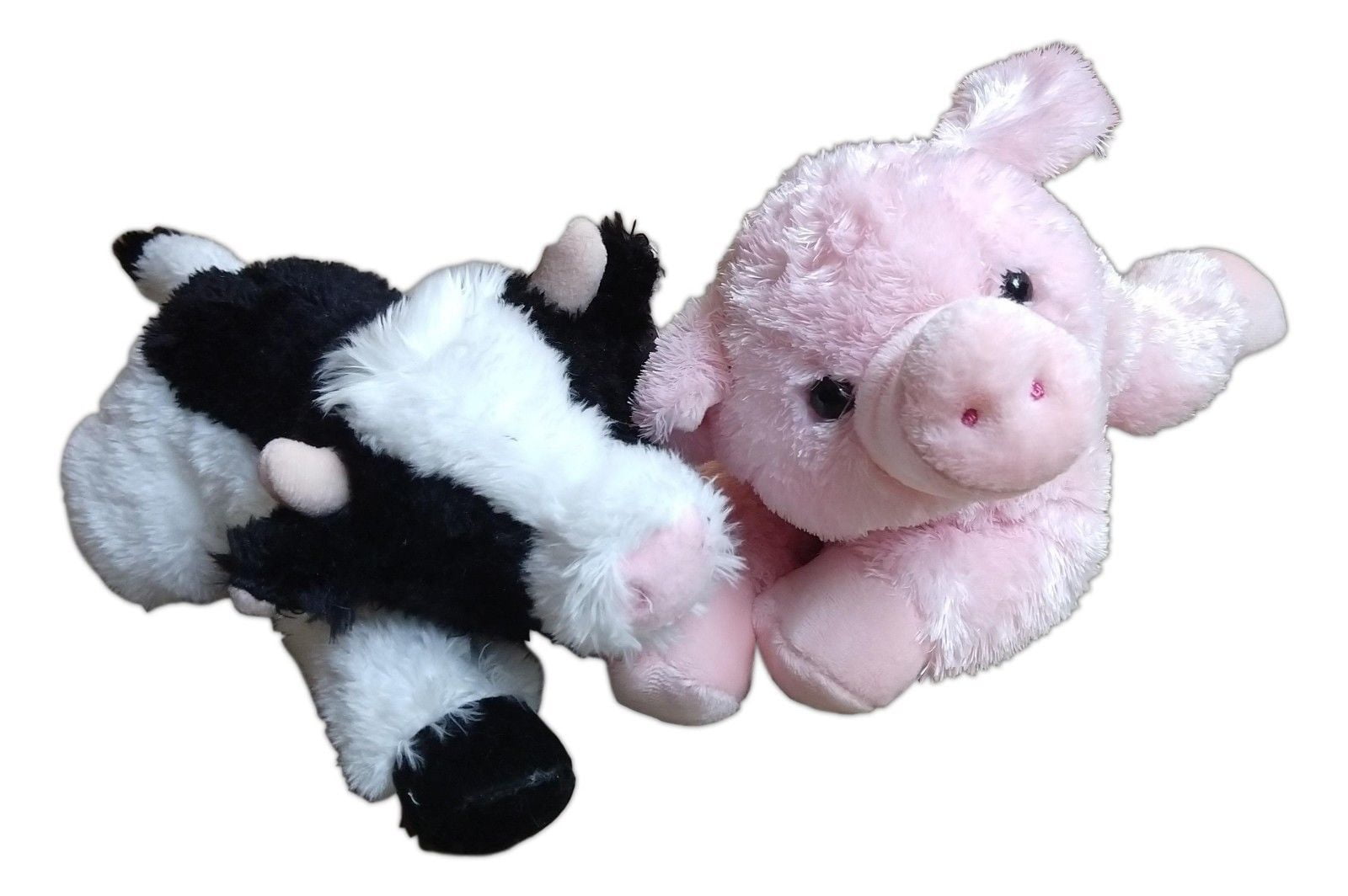  Aurora World Pig, Cow and Chicken Stuffed Animal Plush Toy, Farm Animals Theme