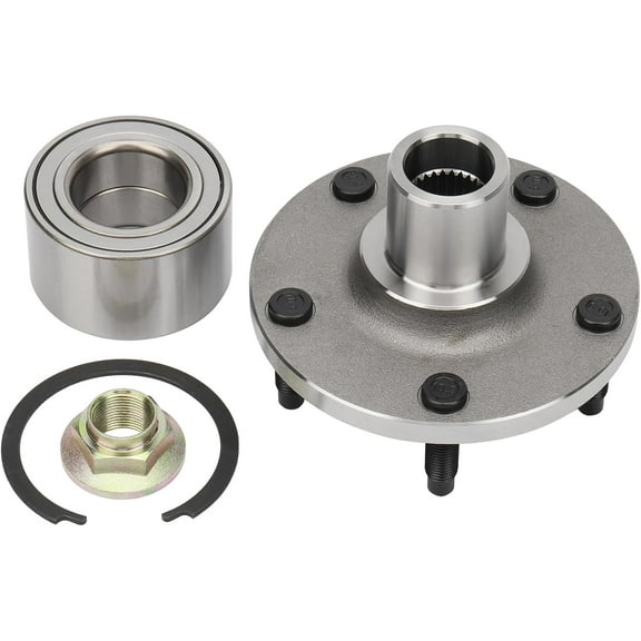 MAYASAF 518515 Front Wheel Hub Bearing 5 lugs Fit 2001-12 for Ford Escape, 2001-06 & 08-11 for Mazda Tribute, 2005-11 for Mercury Mariner