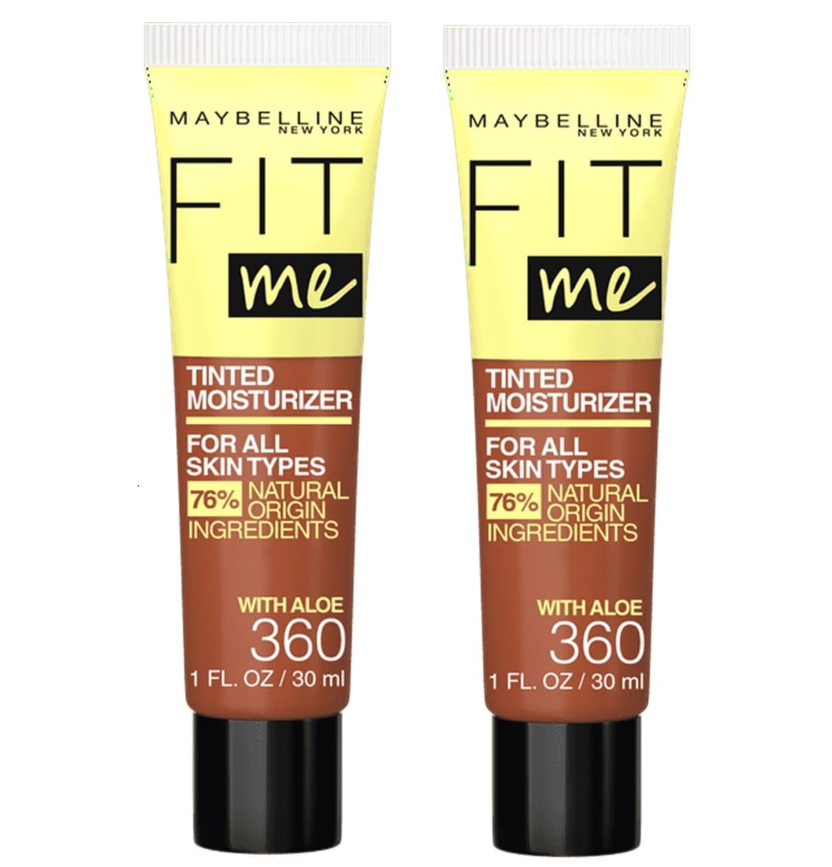 Maybelline Fit Me Tinted Moisturizer – Getönter Feuchtigkeitsspender, 12h Frische, Natürliche Abdeckung