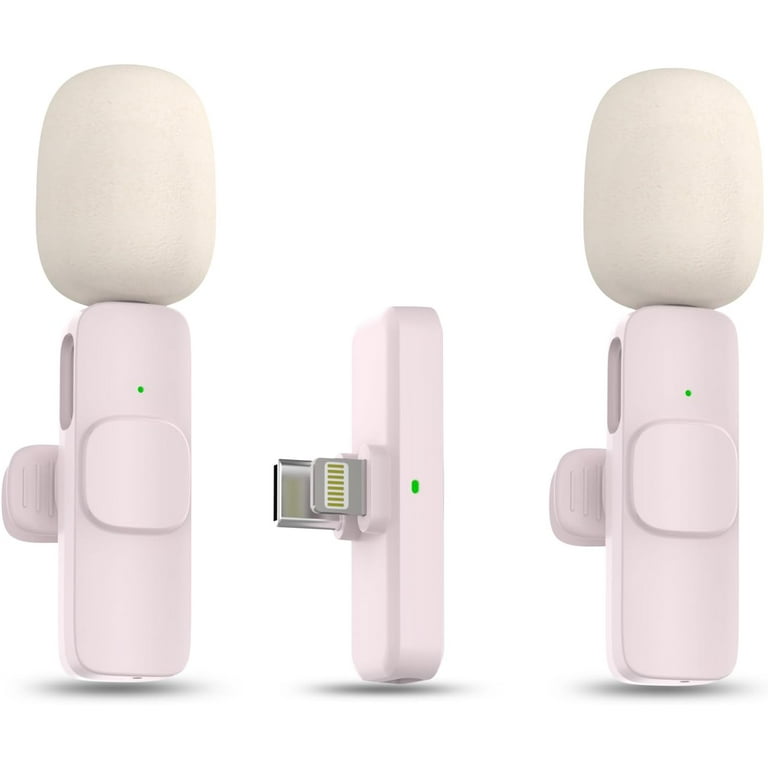 MAYBESTA Mini Wireless Lavalier Microphone for iPhone, iPad