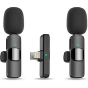 MAYBESTA Wireless Lavalier Microphone for iPhone, iPad, Android - Bluetooth Lapel Phone Mic for Video Recording - Mini Clip on Microphones for Tiktok YouTube Podcast Interview