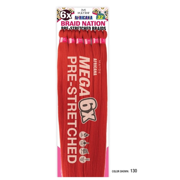 MAYDE - 6X PRE-STRETCHED BRAID NAITION 32"