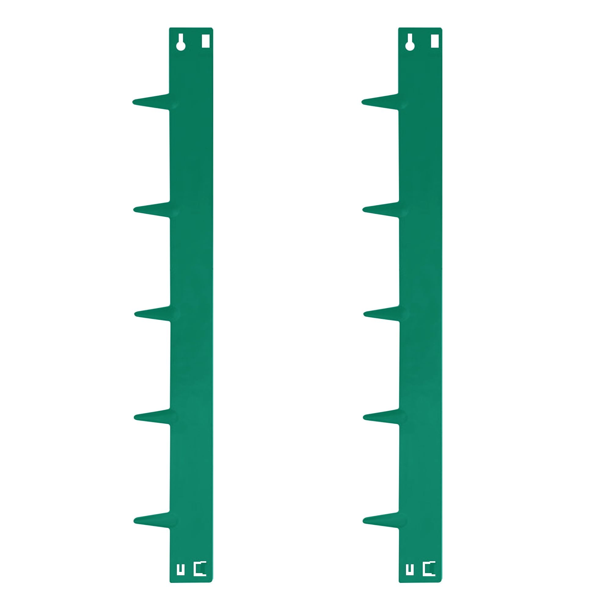 MAYEERTY 2 pcs Steel Landscape Edging, 42*8" Heavy Duty Steel Lawn Edging, Hammer Edging for Garden Borders, Green