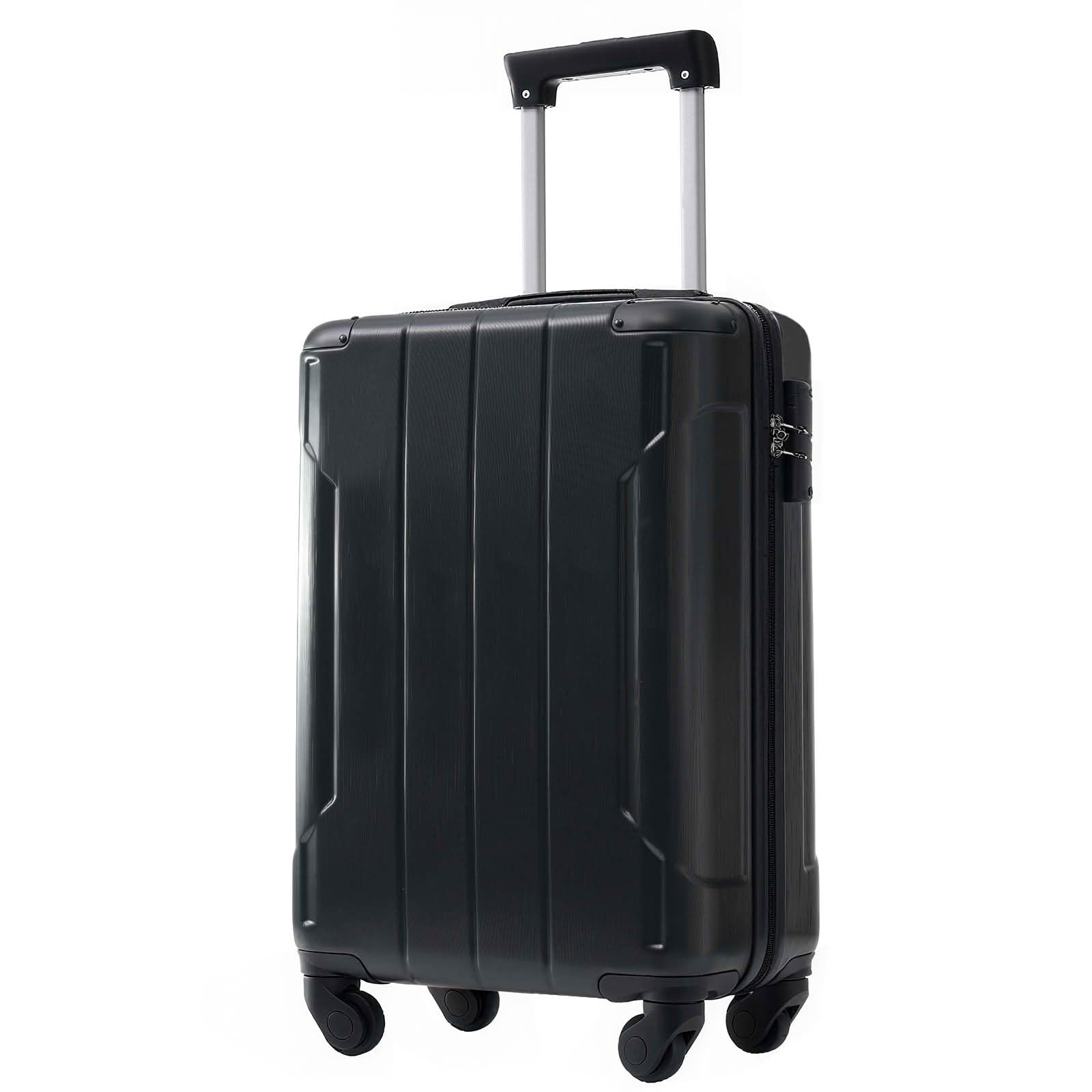 MAYEERTY 20 Inch Hardshell Carry On Luggage, Lightweight Durable ABS Suitcase with Double Spinner Wheels and TSA Lock for Weekend Trips