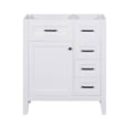 thumbnail image 1 of MAYEERTY 30" Bathroom Vanity without Sink Cabinet Base Solid Frame MDF Drawers White, 1 of 6