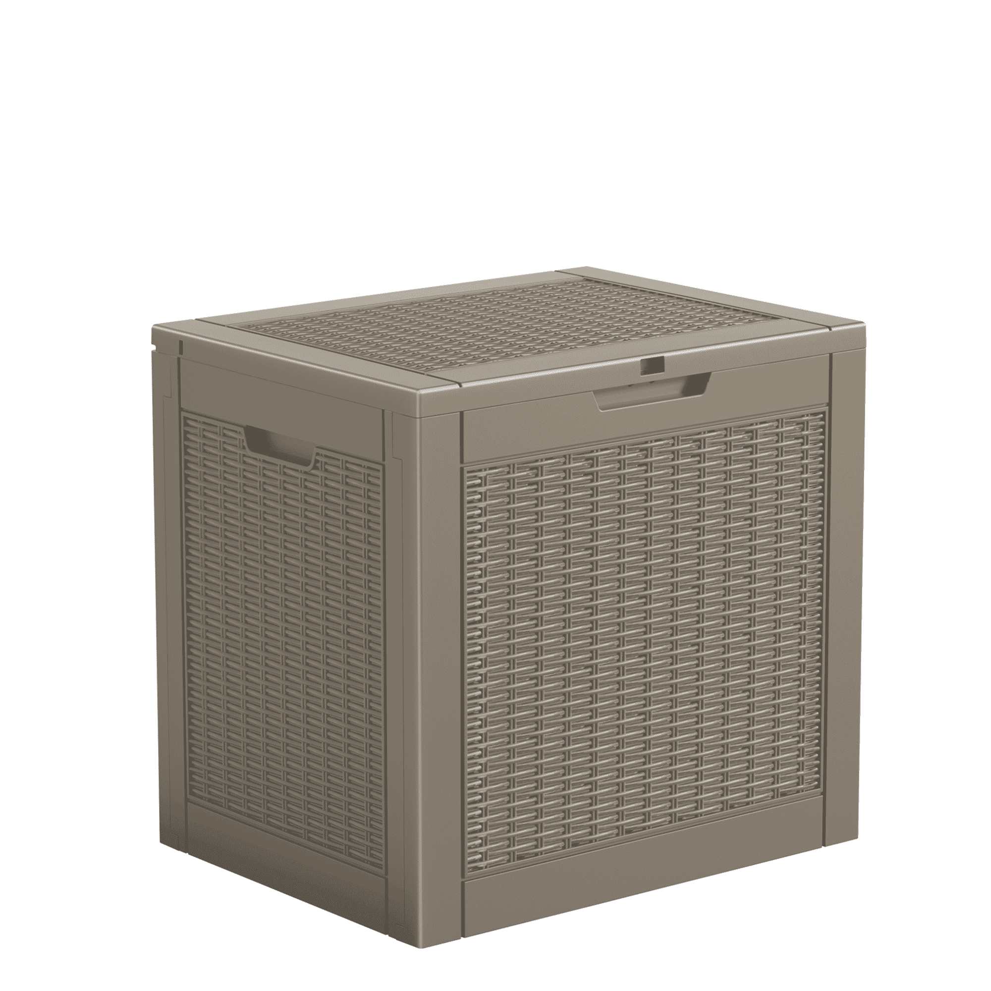 MAYEERTY 30 Gallon Outdoor Deck Box, Large Capacity Storage Box for Patio Furniture Cushions, Pillow Outdoor Indoor, Light Brown