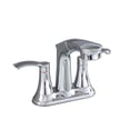 thumbnail image 1 of MAYEERTY 4" 2-Handle Centerset Bathroom Faucet with Pull Out Sprayer, Stainless Steel & Brass, Chrome, 1 of 6