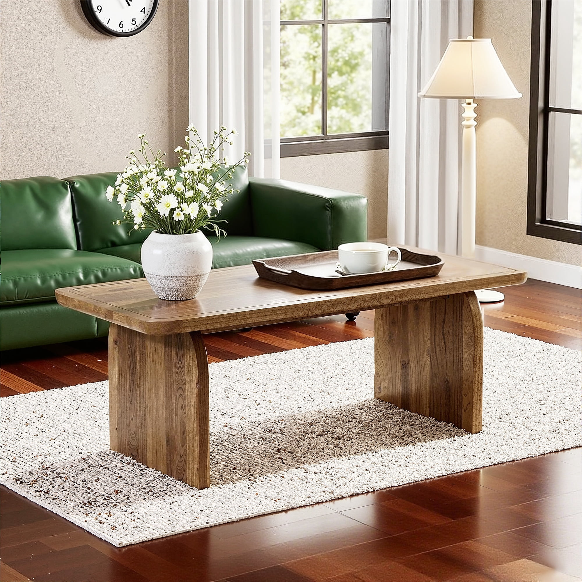 MAYEERTY Versatile Low-Profile Table for Coffee, Tea & Cocktail Use