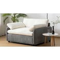 thumbnail image 1 of MAYEERTY 50x43" Oversized Chenille Single Sofa Chair - Wide Deep Seat Accent Armchair with Pillows for Living Room/Apartment/Bedroom, 7 Colors, 1 of 23