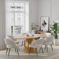 thumbnail image 1 of MAYEERTY 67x33.5x30 Modern Oval Dining Table for 6, Mid-Century Kitchen Table for Dining Room Kitchen, Natural Wood, 1 of 10