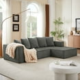 thumbnail image 1 of MAYEERTY Chenille L-Shaped Sectional Sofa Set,Minimalist Style Modular Sectional Sofa, Luxury Chenille Fabric Cloud Couch for Living Room, 1 of 6