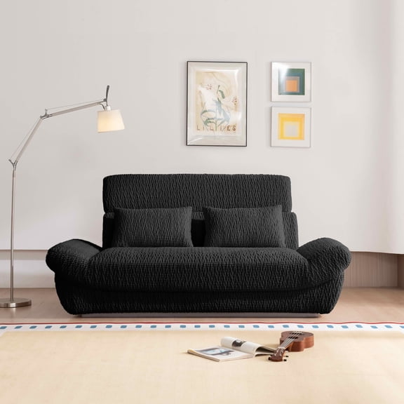 MAYEERTY Cloud Couch Compressed Corduroy Loveseat, 2-Seater Ergonomic High Back Sofa, Plush Cushioning, No Assembly, Boxed Sofa for Small Spaces