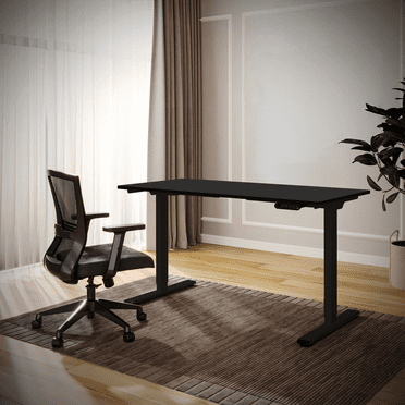 MAYEERTY Electric Standing Desk, 55"x28" Adjustable Height Dual Motor,Black