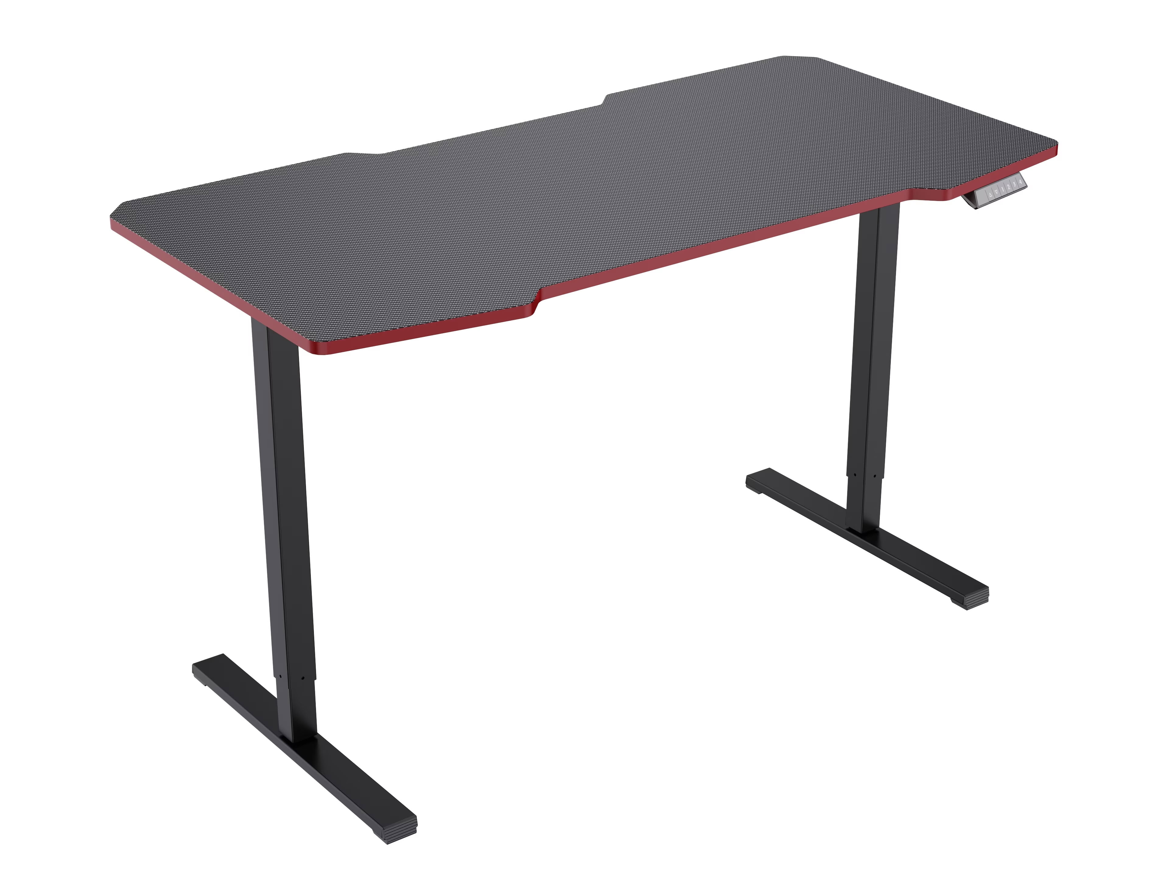 MAYEERTY Electric Standing Desk Adjustable Height 28" to 46", Motorized Sit Stand Up Gaming Desk for Home Office Computer Workstation