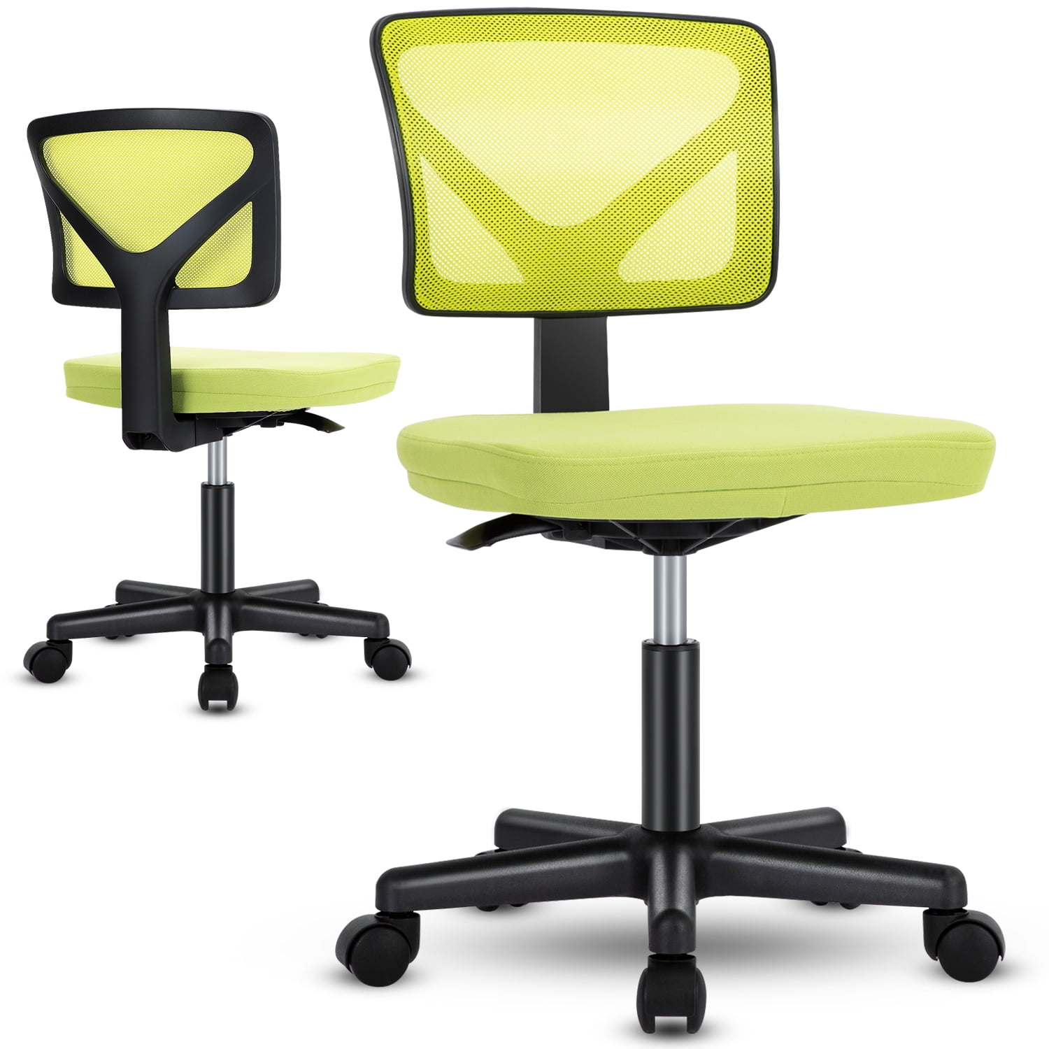 MAYEERTY Ergonomic Mid-Back Executive Office Chair Swivel Computer Desk Task Chair，Black