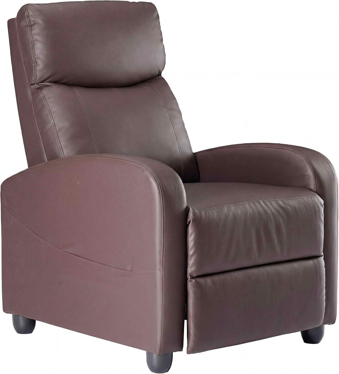 MAYEERTY Ergonomic Single Recliner Sofa, Multi‑Position Adjustable Reclining Chair with Massage & Lumbar Support for Home Use