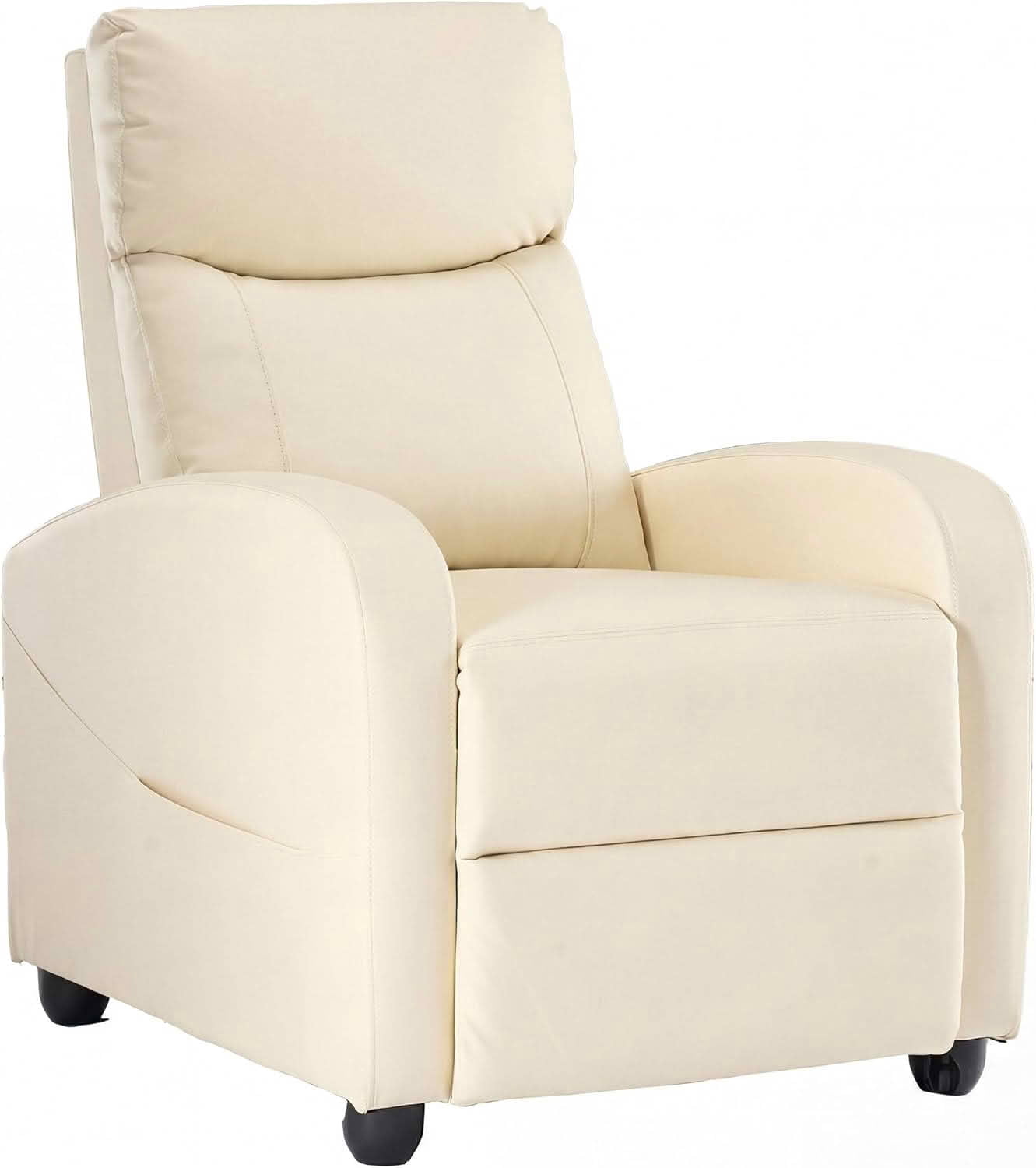 MAYEERTY Ergonomic Single Recliner Sofa, Multi‑Position Adjustable Reclining Chair with Massage & Lumbar Support for Home Use